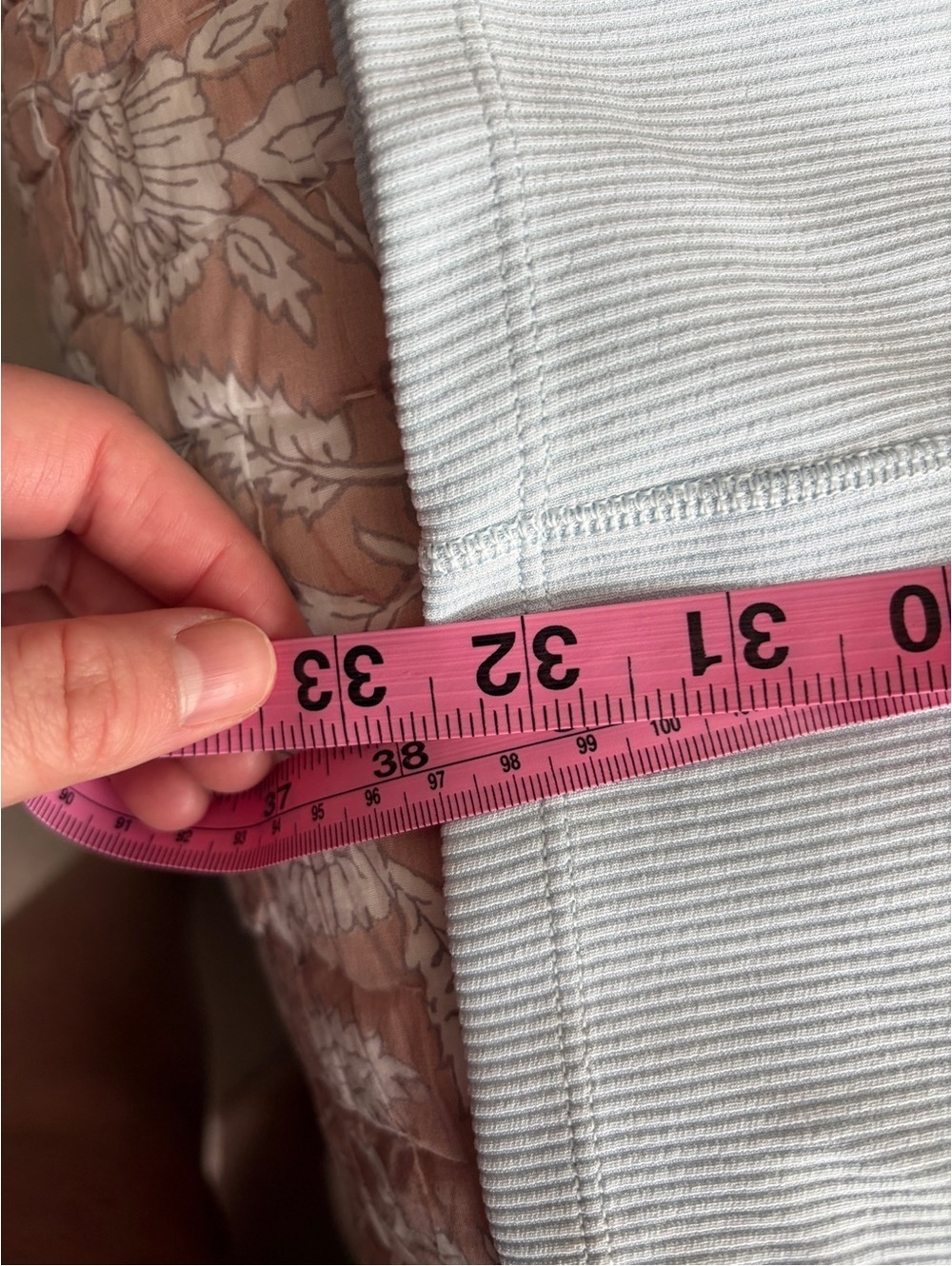 Lululemon Ribbed Softstreme T-Shirt Dress Powder Blue Size 6 - Picture 7 of 7